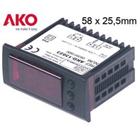 Termómetro panelable AKO-13023 reducido digital 230V