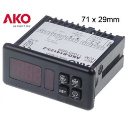 Controlador AKO-D14123-2 digital 230V 1 relé 2 entradas