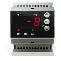 Controlador AKOTIM-21ARTE rail DIN digital 230V 1 relé+ relé alarma + reloj